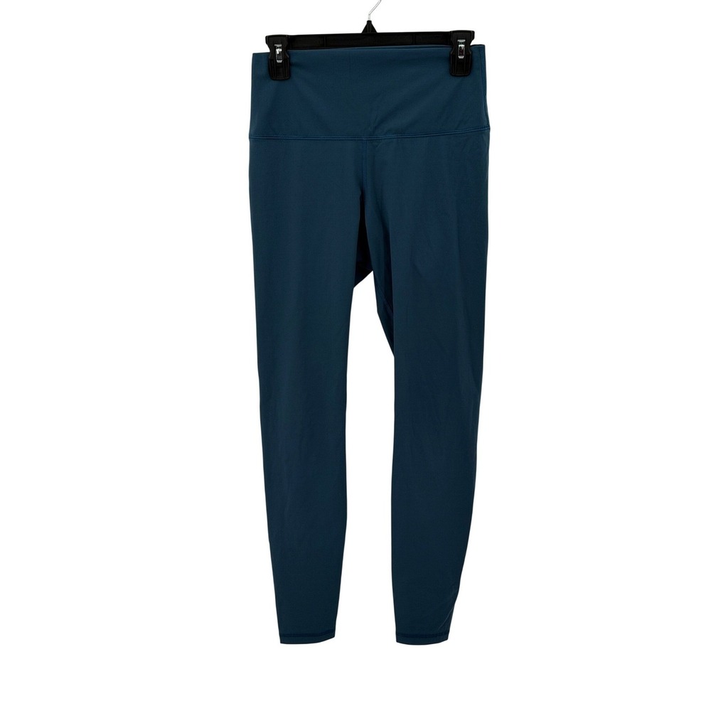 Everlane Leggings Womens Medium Blue Teal Perform Regular High Waist Activewear